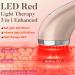 Facial Heated Massager Red Light Device Skin Device - Uaike Facial Red Light Device - Home Use Skin Face Massager - Buy Online on GoSupps.com