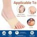 Buy 4pcs Tailor Corrector Bunionette Sleeves | Anti-Slip Toe Protector for Hallux Valgus & Overlapping Toes - International Shipping Available - Buy Online on GoSupps.com