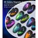 COSMOO 9D Cat Eye Gel Nail Polish Set - 9PCS | Magnetic Polish with Magic Effect | Includes Black Base & Magnet Stick - Buy Online on GoSupps.com