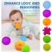 ROHSCE 6pcs Baby Textured Multi Ball Set - Soft Infant Sensory Massage Balls for Developmental Play - Buy Online on GoSupps.com