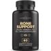 Livingood Daily Bone Support, 60 Capsules - Bone Density Supplements - Cissus Quadrangularis, Calcium Magnesium Zinc with Vitamin D3 Plus K2 - Premium Bone Health Supplement for Men & Women Over 40