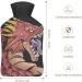 Red Dragon Hot Water Bottle with Plush Cover - Hand Warmer for Adults & Kids - 26.5x15.3cm | International Shipping - Buy Online on GoSupps.com