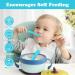 Vicloon Baby Fork and Spoon Set - 2Pcs Silicone Self Feeding Utensil for Infant/Toddler - Easy Grip Toddler Cutlery Kit in Blue - Buy Online on GoSupps.com