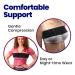 Post Op Breast Augmentation Bra Band | Breast Implant Chest Brace | Compression Wrap & No Bounce Stabilizer | Sports Bra Alternative for Women (Fits Most) - Black - Buy Online on GoSupps.com