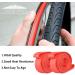 Tubeless Rim Tape Pack - Puncture Resistant PVC Strips for Bike Rims (Red) - 26x18 - Set of 2 - Buy Online on GoSupps.com