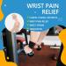 Adjustable Carpal Tunnel Wrist Brace - Compression Support for Pain Relief | Ideal for Fitness Weightlifting Tendonitis & Arthritis | Orange - Buy Online on GoSupps.com