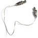 LEONARK Fencing Body Cord Set - Two/Three-Pin Plug, Head Wire Clamp Clip for Foil and Saber - Clear Wire (Set of 2) - Buy Online on GoSupps.com