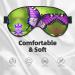 Butterfly Purple Print Unisex Eye Mask | Soft Comfort Sleep Shade for Travel Yoga & Shift Work - Black - Buy Online on GoSupps.com