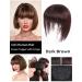 One Piece Straight Clip-In Human Hair Topper | Seamless Crown Closure | Natural Hairline | 12x12cm 25cm Natural Black - Ideal for All Hair Types - Buy Online on GoSupps.com