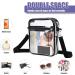 Clear Purse Stadium Approved Crossbody Bag - Adjustable Shoulder Strap - 1 Pack - Buy Online on GoSupps.com