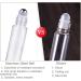Yalbdopo 10Pcs 10Ml Essential Oil Roller Bottles - Refillable Clear Glass Roll on Bottles with Stainless Steel Roller Ball & Wood Grain Plastic Cap Include 12 Label Dropper & Opener - Buy Online on GoSupps.com