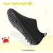 Leisfit Toddler Water Shoes - Baby Aqua Socks Non-Slip Beach Shoes - 7 Toddler All Black - Buy Online on GoSupps.com