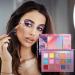 Glitter Eye Shadow Palette | 15 Colors Shimmer Glitter Kit - Bright Creme Metal Sparkle Travel Eyeshadow Pallet for Women Girls Aezon - Buy Online on GoSupps.com