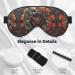 SSIMOO Clock Gear Print Eye Mask - Ultra-Soft Light-Blocking for Optimal Comfort & Restful Sleep - International Shipping Available - Buy Online on GoSupps.com