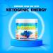 Yummy Sports K-Energy Drink Supplement Boost Energy Enhance Focus Physical Performance Powered by BHB MCT Caffeine Keto-Friendly Energy Drink - 30 Servings - 210g - Blue Raspberry - Buy Online on GoSupps.com