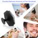 Silicone Shower Brush & Face Scrubber | Body Bath Brushes for Exfoliating Skin | Soft Silicone Bristles | Gentle Face & Body Cleansing | Set of 2 in Black - Buy Online on GoSupps.com