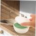 Ciieeo 8 Pcs Travel Soap Box Household Soap Cases Portable Soap Decorative Soap Bar Soap Case Soap Bar Holder Kitchen Soap Holder Travel Soap Case Soap Dish Round Container Box Pe White - Buy Online on GoSupps.com