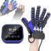 Rehabilitation Robot Gloves Stroke Hemiplegia Rehabilitation Training Equipment Finger Straightening Brace Guard Protector for Hand Function Recovery Right L Large Right