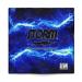 Logo Infusion - Dye-Sublimated Microfiber Bowling Towel - One Sided Print - Storm Blue Lightning Style DSMTSTBL