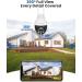 MUBVIEW 2K Security Camera Outdoor Security Cameras with 360 PZT View 2.4G WiFi Wired Home Surveillance Cameras Color Night Vision Motion Detection Siren 2 Way Talk 24/7 Works with Alexa 1 Count (Pack of 1) - Buy Online on GoSupps.com