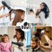 JIAABCHOMO Professional 2500W Ionic Hair Dryer with Diffuser, Brush, and Nozzle - Fast Drying, 2 Speeds, 3 Heat Settings, Cool Button - Hairdryer for Women - Buy Online on GoSupps.com