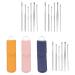 Healvian Ear Cleaner Ear Cleaner 3 Sets Ear Wax Pick Set Stainless Steel Earpick Ear Wax Spoons Curette Remover Scoop Cleaner Spoon Spiral Ear Cleansing Tool Cleaning Tools Cleaning Tools