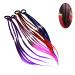 16 pieces women girl stretch elastics hair ripe hair wig decor children hair tie hair rope Harrband hair accessories with red/blue/purple/rose red (16 pieces/4 color)