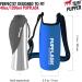 Tuff Pupper Puflask - 40oz Isolated Neoprene Water Bottle Holder with Adjustable Strap | Ideal for Travel Walking & Hiking - Fog Blue - Buy Online on GoSupps.com