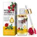 Vitamin E Oil Rose Vitamin E Face & Body Oil Prevent Skin Dryness Maintain Skin Softness Reduce Wrinkles Minimize Swelling Diminish Scars and Stretch Marks with A Gentle Formula 2.02 Oz