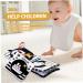 Upkoch 4-Piece Crinkle Books for Babies - Colorful Fabric Toys for Newborns | Perfect Birthday Gift | 12.5x11.5 cm - Buy Online on GoSupps.com