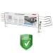 Reer Stove Guard CLASSIC - Stainless Steel Extra Safe Kitchen Clamp Fits 99% of Kitchens Silver Version 2022 - International Shipping Available - Buy Online on GoSupps.com