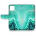 Shop AjourTek Art Designed Flip Wallet Case - Fancy Flower Full Body Protection AD003 (Emerald Crystal Marble) - International Shipping Available - Buy Online on GoSupps.com
