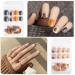 Kalolary 144PC False Nails Color Gradient Acrylic Fake Nails with Glue Stickers for Women & Girls | Perfect for DIY Nail Art Decoration - Buy Online on GoSupps.com