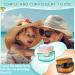 Kids Sunscreen Applicator Set - 2pcs Sunblock Brush with Protective Lid & Cleaning Kit | Perfect for Easy Sun Lotion Application (Green - Buy Online on GoSupps.com