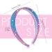 Sibba Rhinestone Headbands Set - Sparkly Thin & Wide Hair Bands for Girls - Silver Glitter Sequin Jeweled - Perfect for Easter Day - 2 PCS - Buy Online on GoSupps.com