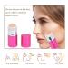 Oil Absorbing Volcanic Roller | Portable Oil Control Stone Facial Tool for Oily Skin - Rose Red - Buy Online on GoSupps.com