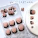 Black French Tip Press On Toenails with Gold Glitters and Stars - Short Square Full Cover False Toe Nails - Acrylic Cute Stick On Toe Nails for Women - Buy Online on GoSupps.com