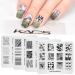 4pcs Nail Art Stamping Plate Animal Plant dream catcher Image Template Nail Polish Printing Nail Art DIY Decoration Tool 4P-8