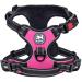 POPOT No pull dog harness front reflective pet vest for dogs with simple control handle and back perfect for daily training walking running (pink s) s rosa