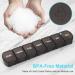 Large Weekly Pill Organizer 2 Pack | BPA Free | 7 Day Vitamin Case with XL Compartments | Travel Friendly | Black & White - Buy Online on GoSupps.com