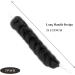 2 Pack Bamboo Charcoal Back Scrubber - Long Loofah Sponge for Shower - Exfoliating Bath Sponge - 21.5 Inch - Black - Buy Online on GoSupps.com