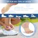 Jinlingnb Toe Separator for Overlapping Toes - Orthopedic Pain Relief & Valgus Correction - Non-Surgical Corrector for Large Toe Bales - Buy Online on GoSupps.com