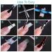 Lurrose False Nail Extension Fibers - Adjustable DIY Fiberglass Nails Lengthening Tools - 2M Makeup Supplies for Home Salon - Buy Online on GoSupps.com