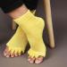 Foot Alignment Socks with Finger Toe Separator | Improve Posture & Flexibility | Pain Relief for Men & Women | Ideal for Office & Yoga (Yellow - Buy Online on GoSupps.com