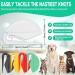 Vibbang 5 Pieces Pet Knotting Comb Pet Grooming Brush Knotting Comb for Dog and Cat Grooming Comb Knot Pet Dog Shedding Brush Puppy Knotting Comb Pet Grooming Tool Tangle Remover - Buy Online on GoSupps.com