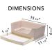 Large Rabbit Litter Box with Bonus Training Pads - Easy to Clean and Leak-Proof - Ideal for Rabbits and Guinea Pigs - 16 x 11.8 x 6.3 - Buy Online on GoSupps.com
