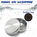 Buy Titanium Waterproof Pill Case | EDC Urgency Capsule Box | Pocket Metal Box for Camping - Silver - Buy Online on GoSupps.com