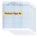 NCR Carbonless 3 Part Patient Sign in Forms with Peel Away Adhesive Labels 8-1/2 x 11 Form HIPAA Approved and Compliant for Confidentiality in All Medical Offices(Blue)