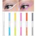  Dous Colored Eyeliner - Set of Double-Ended Liquid Eyeliner in 6 Colors - Eyeliner Pencil - Liquid and Shiny Glitter Eyeliner - Soft Eye Makeup - Buy Online on GoSupps.com