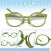 2 Packs Makeup Reading Glasses for Women - Flip Down & Flip Up Magnifying Readers - Double Lens Black & Green 2.5x - Buy Online on GoSupps.com